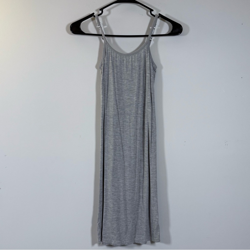 Gray Camisole Slip Dress